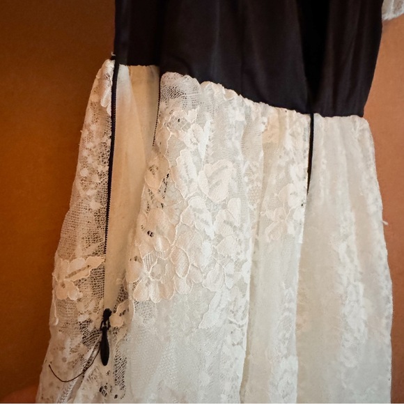 For Love & Lemons Romantic Lace Mini Dress | XS | Puff Sleeve Cottagecore - Picture 5 of 8